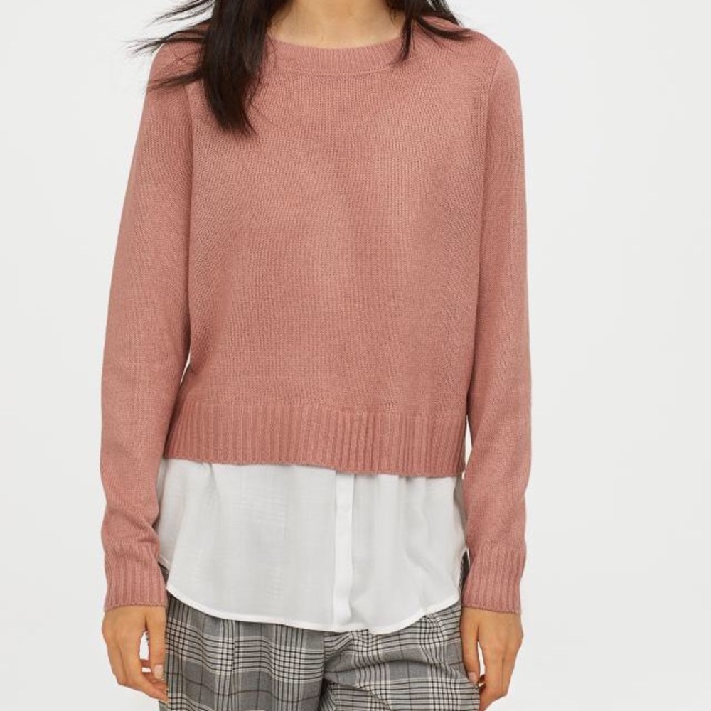 Vintage Pink Knit Sweater